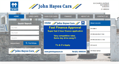 Desktop Screenshot of johnhayescars.ie